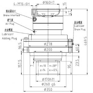 回转减速机JHF680A